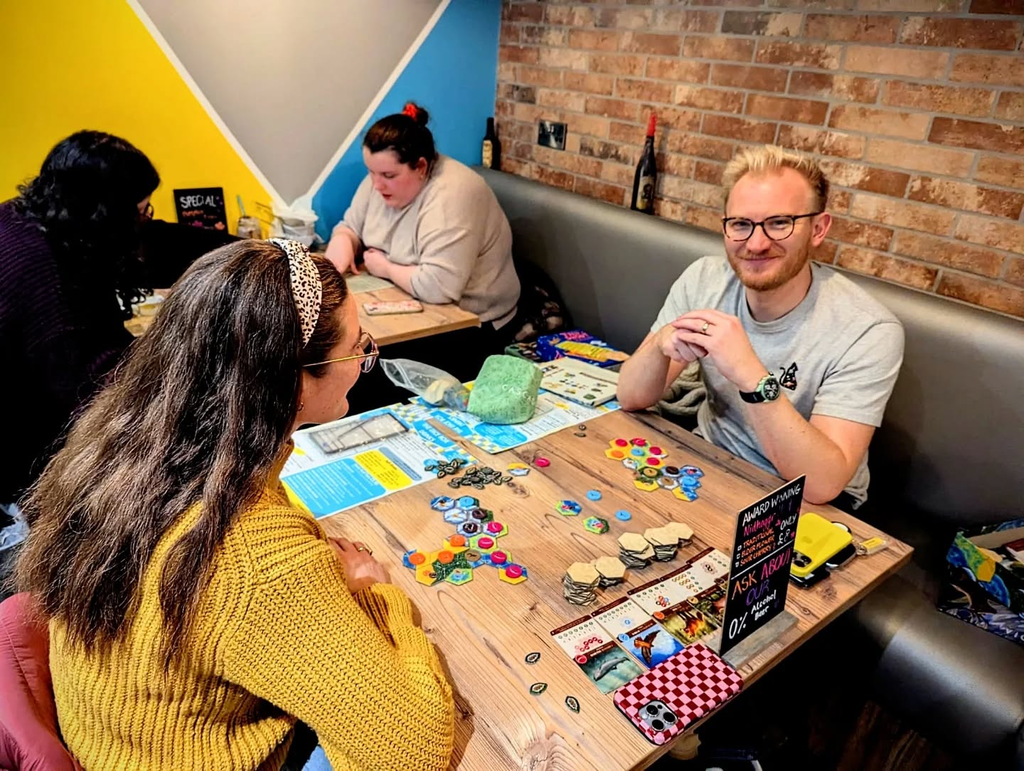 Browsing board games at The Dice Box